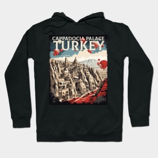 Cappadocia Palace Urgup Turkey Vintage Retro Travel Tourism Hoodie